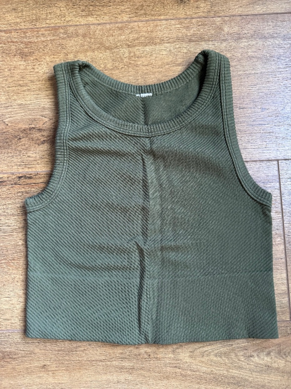 Women's NikiBiki Chevron Highneck Crop Tank Top